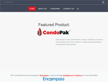 Tablet Screenshot of condotek.com